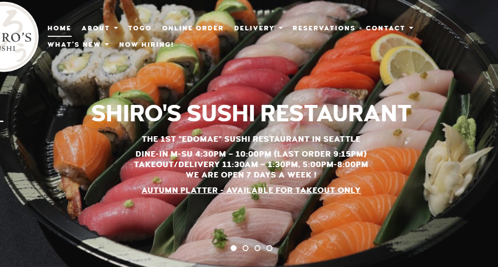 Shiro’s Sushi Seattle Washington